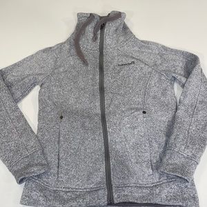 Avalanche Heather Gray Full-Zip Hooded Sweatshirt